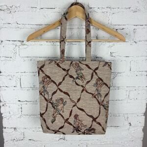 Vintage 90’s Y2K Cherub Tapestry Tote Bag